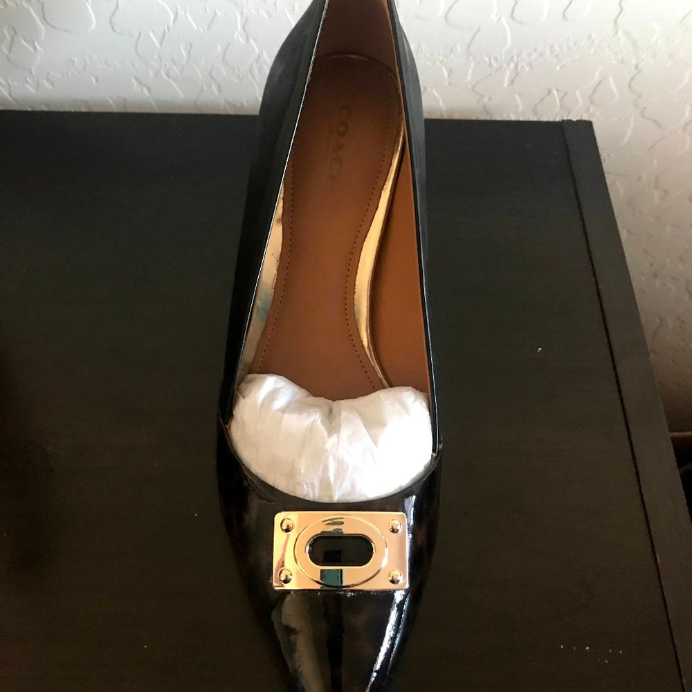 Pointed toe Leopard Calf Heels  Zia 7.5